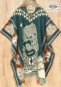 Alpaca Wool Poncho (Groot)