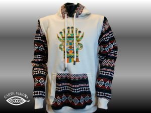 Tribal Pattern Hoodie – Andean-Inspired Pullover by Earth Visions